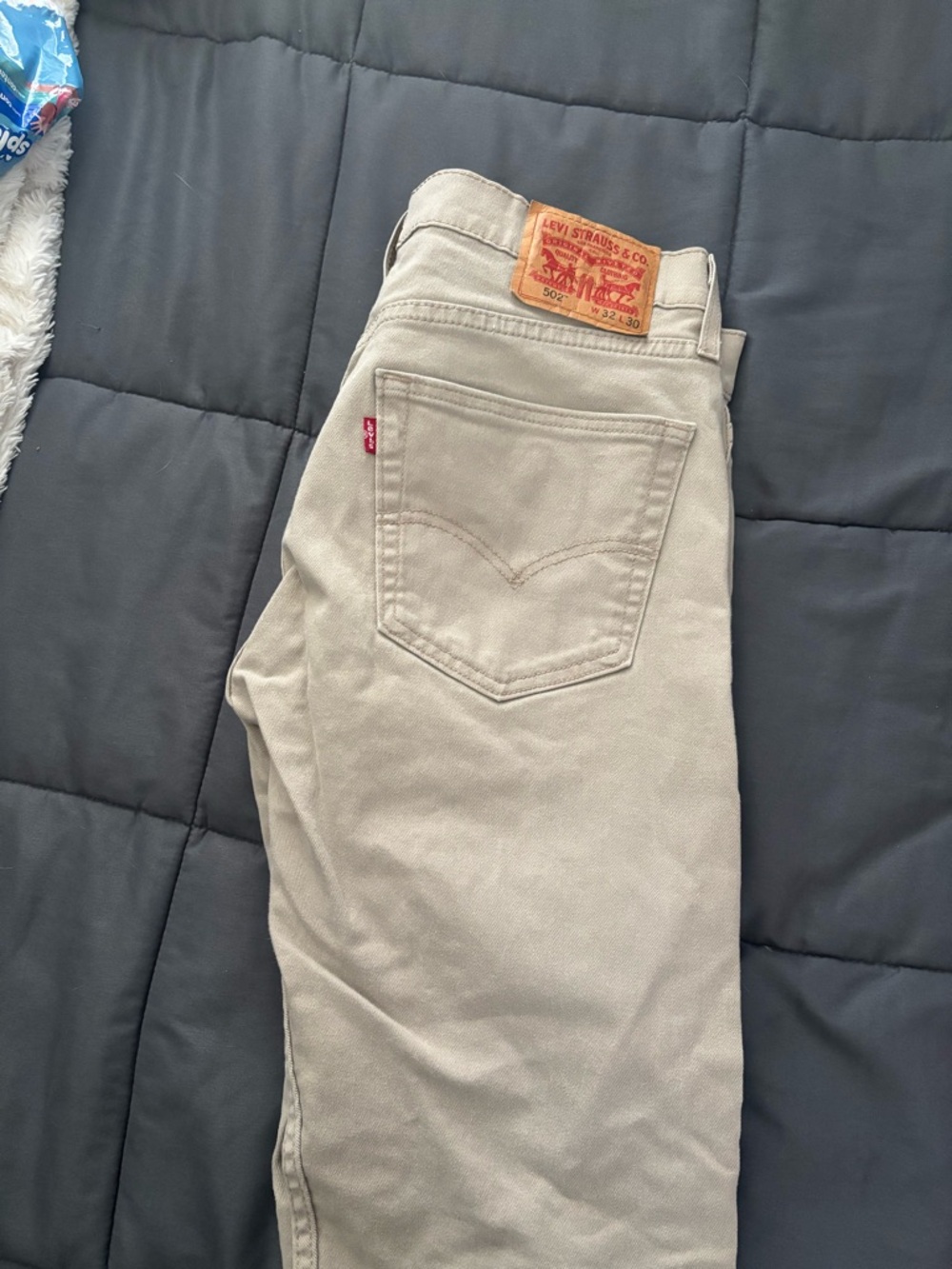 Levi's Men's Straight Jeans in Light Khaki